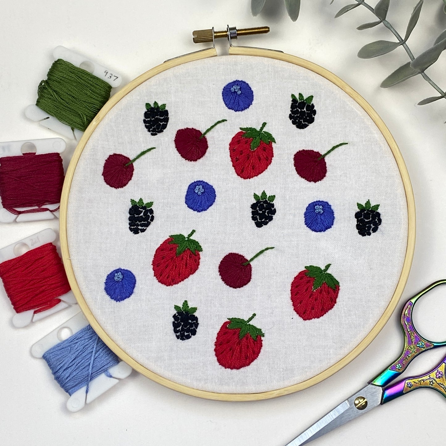 Berry Bliss Embroidery Kit